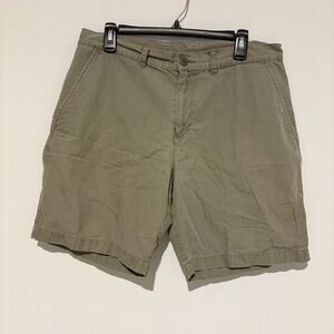 Patagonia Canvas Denim 7” Stand Up Hiking Shorts Jorts‎ Beige VTG 90s Mens 34